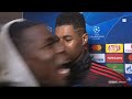 Paul Pogba GATECRASHES Rashford and Lukaku's interview after PSG win