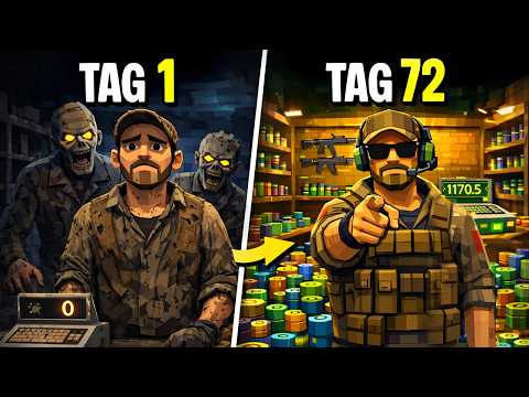 Ich habe versucht 100 Tage einen LADEN in der Zombie Apokalypse aufzubauen - the Walking Trade