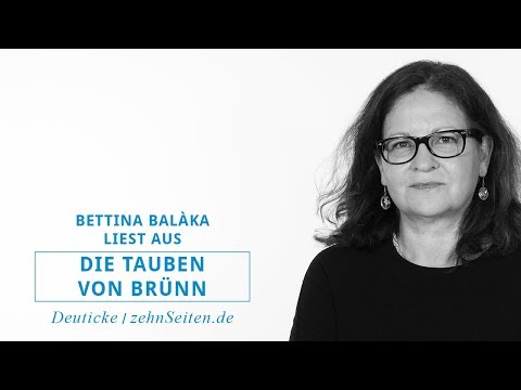 Bettina Balàka liest aus "Die Tauben von Brünn" Video-Thumbnail von YouTube