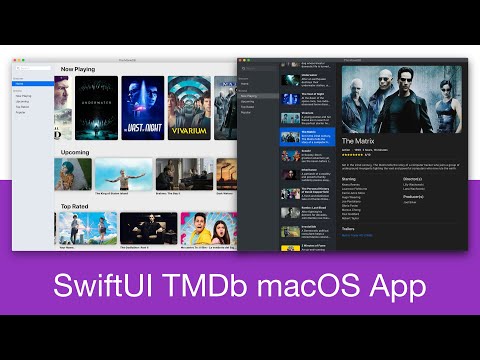 SwiftUI Speed Code - Movie List TMDb macOS App