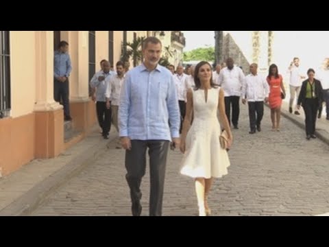 Los reyes de España, de escapada por la Habana Vieja