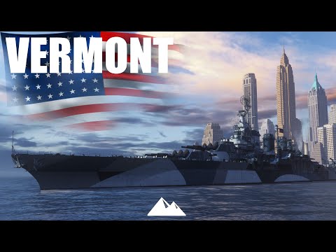 VERMONT, dicker Pott mit dickem BUMMS! - World of Warships | [Review] [Deutsch] [60fps]