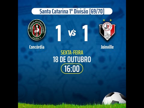 Concórdia 1 x 1 Joinville [Liga SC]