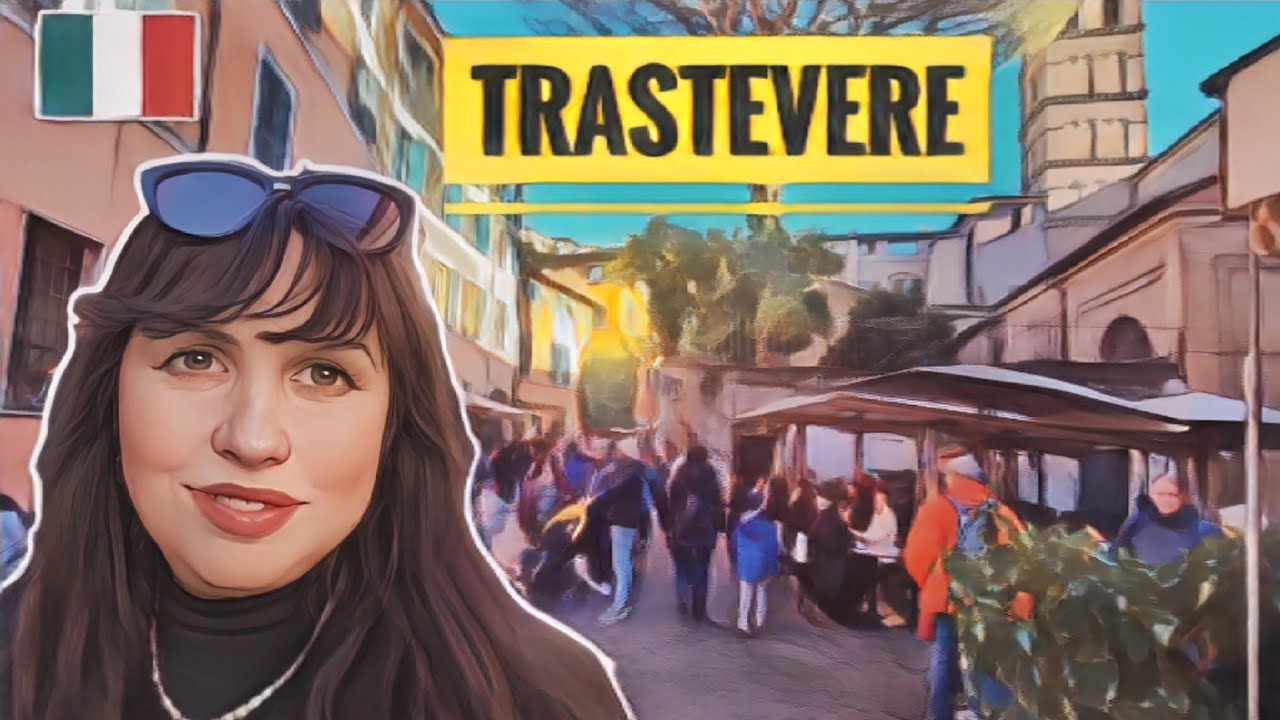 Catch a captivating glimpse of Trastevere.
