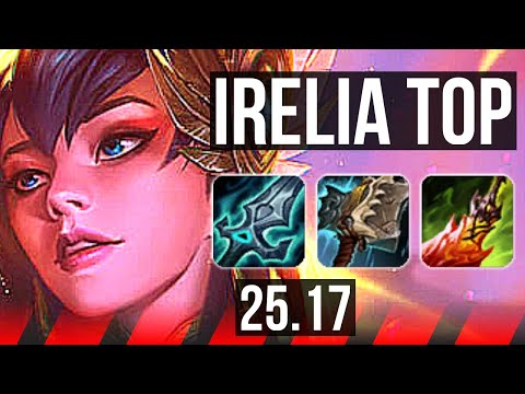 IRELIA vs MALPHITE (TOP) | 6 solo kills | KR Diamond | 25.17