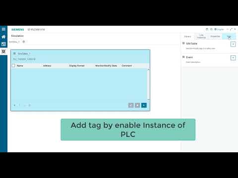 How to use PLCSIM V18