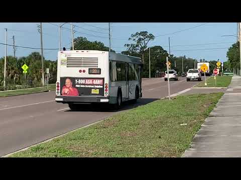 PSTA #2715 on route 22 and PSTA #2511 on route 20