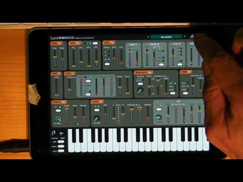 Lorentz Synth arpeggiator tap tempo for live sync (if the developer forgot to implement)