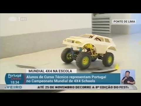 Escola Secundária de Ponte de Lima no Campeonato do Mundo 4X4 na Escola