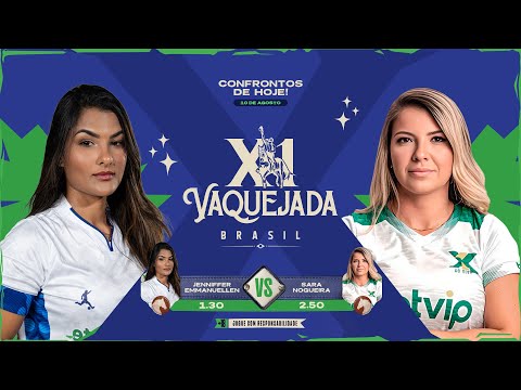 Jenniffer Emmanuellen  X  Sara Nogueira - Melhores Momentos  - X1 VAQUEJADA BRASIL / Garanhuns - PE