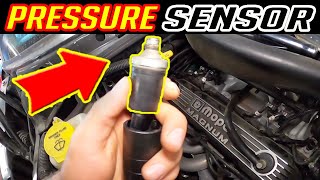 HOW TO CHANGE OIL PRESSURE SENDING UNIT SENSOR MAGNUM V8 ENGINE