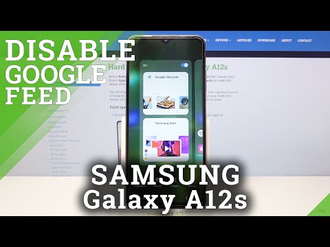 How to Enable Google Feed on SAMSUNG Galaxy A12s – Disable Google Feed