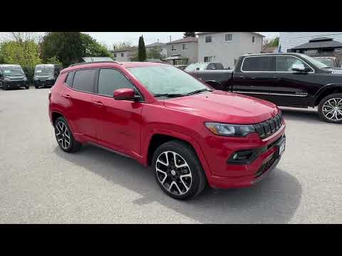 2022 Jeep Compass (RED) Edition 4x4 in Red for sale at Boyer Chrysler Dodge Jeep Ram Fiat Cobourg in Cobourg, ON