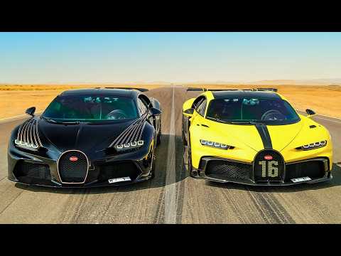 Bugatti Chiron Super Sport vs Pur Sport: ARRANCONES