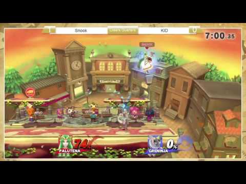 Sm4sh: A1SS3 - FGP (Snook) Vs KID (Marth, Greninja) - Losers Quarters