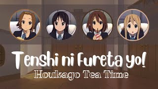 K-ON / Tenshi ni Fureta yo  (天使にふれたよ) - Houkago Tea Time / color-coded lyrics video