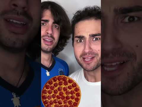 Italians reacting to family eating pizza 😂 #shorts