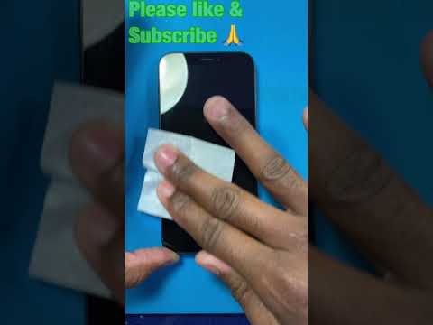 iPhone 12 mini - how to install screen protector.