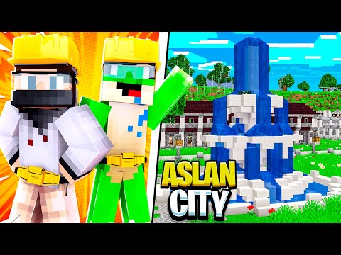 ŞEHİR MERKEZİNE ÇEŞME YAPTIK - Minecraft AslanCraft Bölüm 29