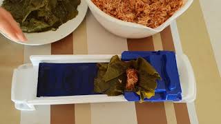 Strojček na plnenie kapustných listov, dolma, sushi