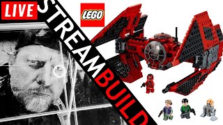 🔴 Building LEGO Star Wars Major Vonreg's TIE Fighter (75240) Live!
