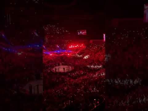 Paddy Pimblett walk out UFC London 23/07/22