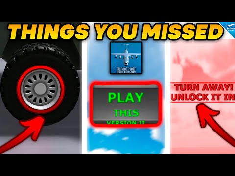 Awesome TFS THINGS You NEVER NOTICED! - Turboprop Flight Simulator