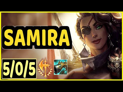 SAMIRA VS MISS FORTUNE - 5/0/5 KDA ADC GAMEPLAY