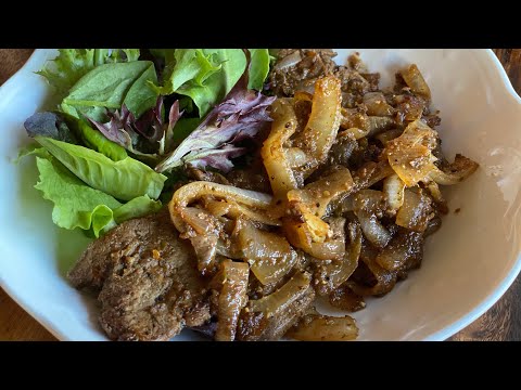 Blackstone Airfryer Combo Calf Liver & Onions