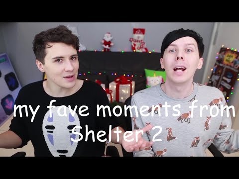 my fave moments from GAMINGMAS BEGINS!   Dan and Phil Play  Shelter 2
