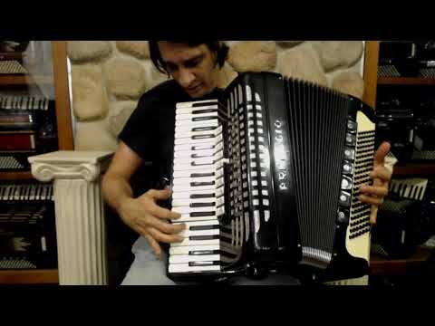 4215 - Black Arpeggio Tone Chamber Piano Accordion LMMH 41 120 $2999