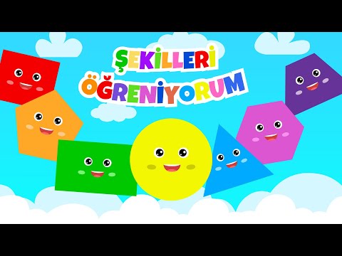 Şekiller Şarkısı / Şekilleri Öğreniyorum / Eğitici Çocuk Şarkıları / Tombik Panda