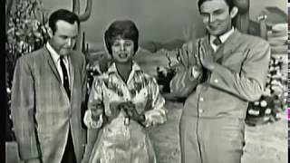 Eydie Gorme, Jimmy Dean and Jim Reeves sing the 1954 hit song "This Ole House"