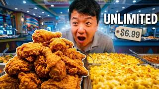 $6.99 BUFFET! Eating at the CHEAPEST All You Can Eat BUFFETS in America!