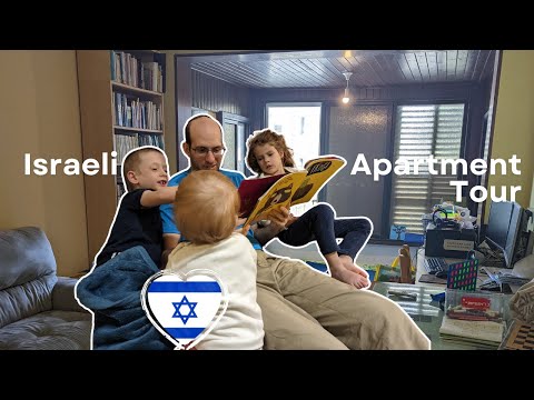 Israeli Apartment Tour Family Of 5 | How We Live Simply for $1100 | 915 Square Foot Apartment