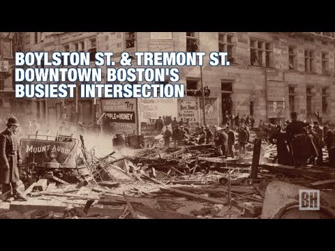 Boston History Project: Boylston & Tremont St. Busiest Intersection