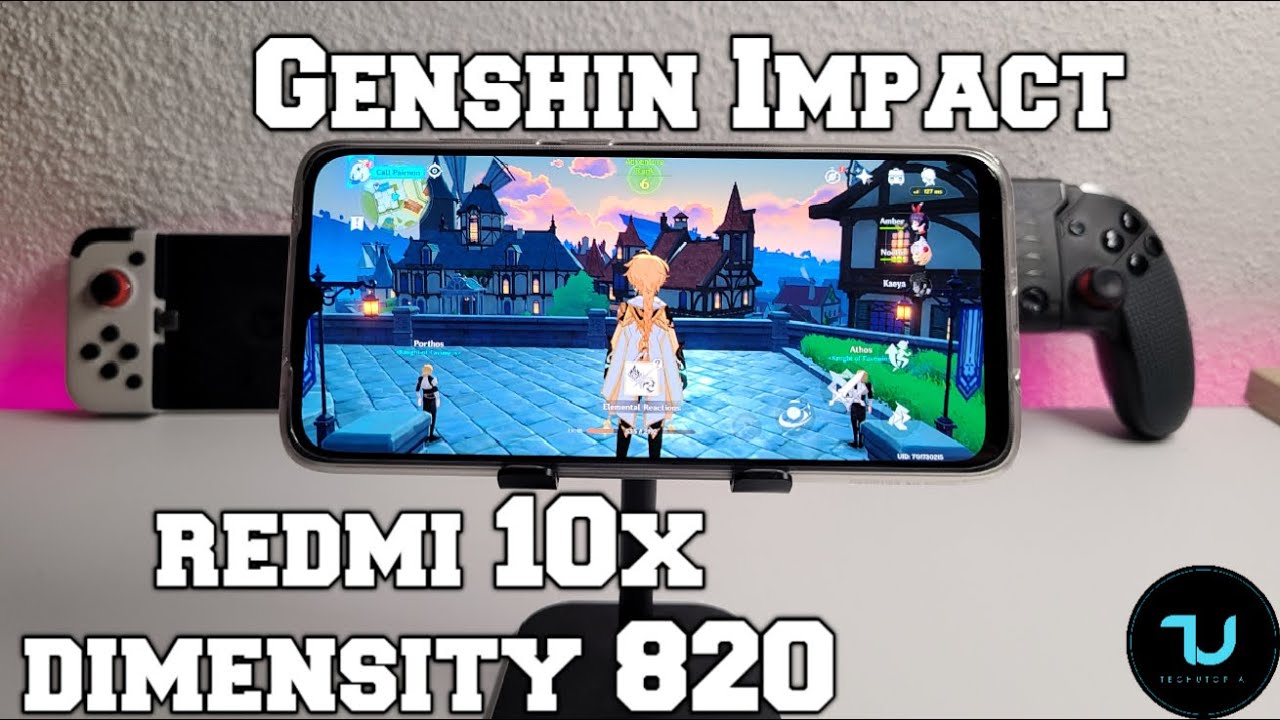Redmi 10X Genshin Impact Gameplay 60 FPS Max graphics Dimensity 820 Gaming test (Redmi Note 10 Pro?)