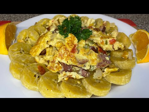 HOW TO MAKE THE BEST HAITIAN EGGS AND PLANTAINS || HOW TO MAKE HAITIAN BREAKFAST||