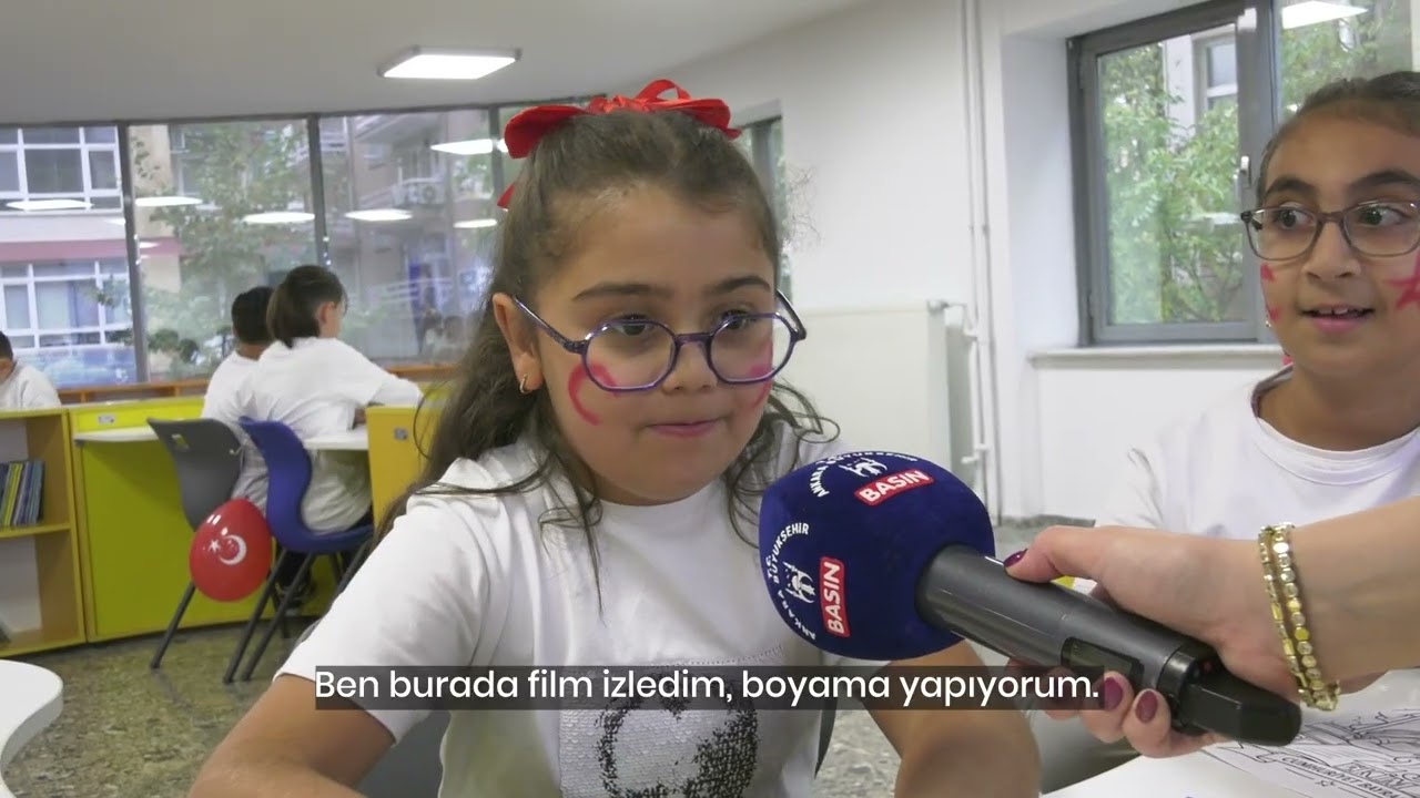 Çocuklar ABB 100. Yıl Kütüphanesi’nde Cumhuriyet Bayramı’nı Kutladı.