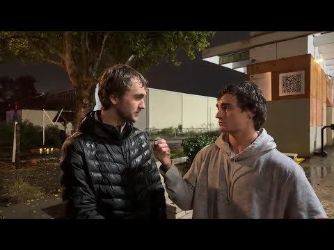 Nick Shirley interviews " everyone poops at Chandler's 🏠😂🤮 outside ice facility #nickshirley