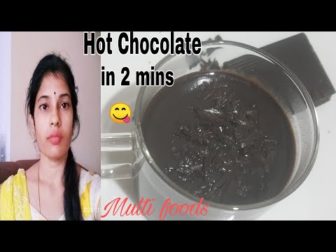 Hot Chocolate Recipe l in 2 mins Winter Special Hot Drink l in telugu by padmaja priya