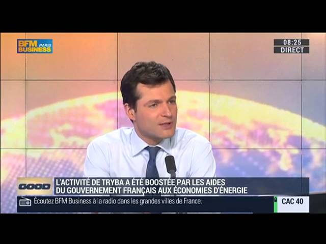 Interview de Michel Dol, directeur de la franchise Tryba sur BFM TV