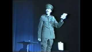 Jon Marshall as magician Stanley Collins performing in France in 1916