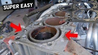 HOW TO CLEAN ENGINE BLOCK AND CYLINDER HEAD BEFORE INSTALLING HEAD GASKET