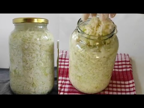 Kiseli kupus ribanac, zimnica bez konzervansa. Ribani kupus, stari recept! #422