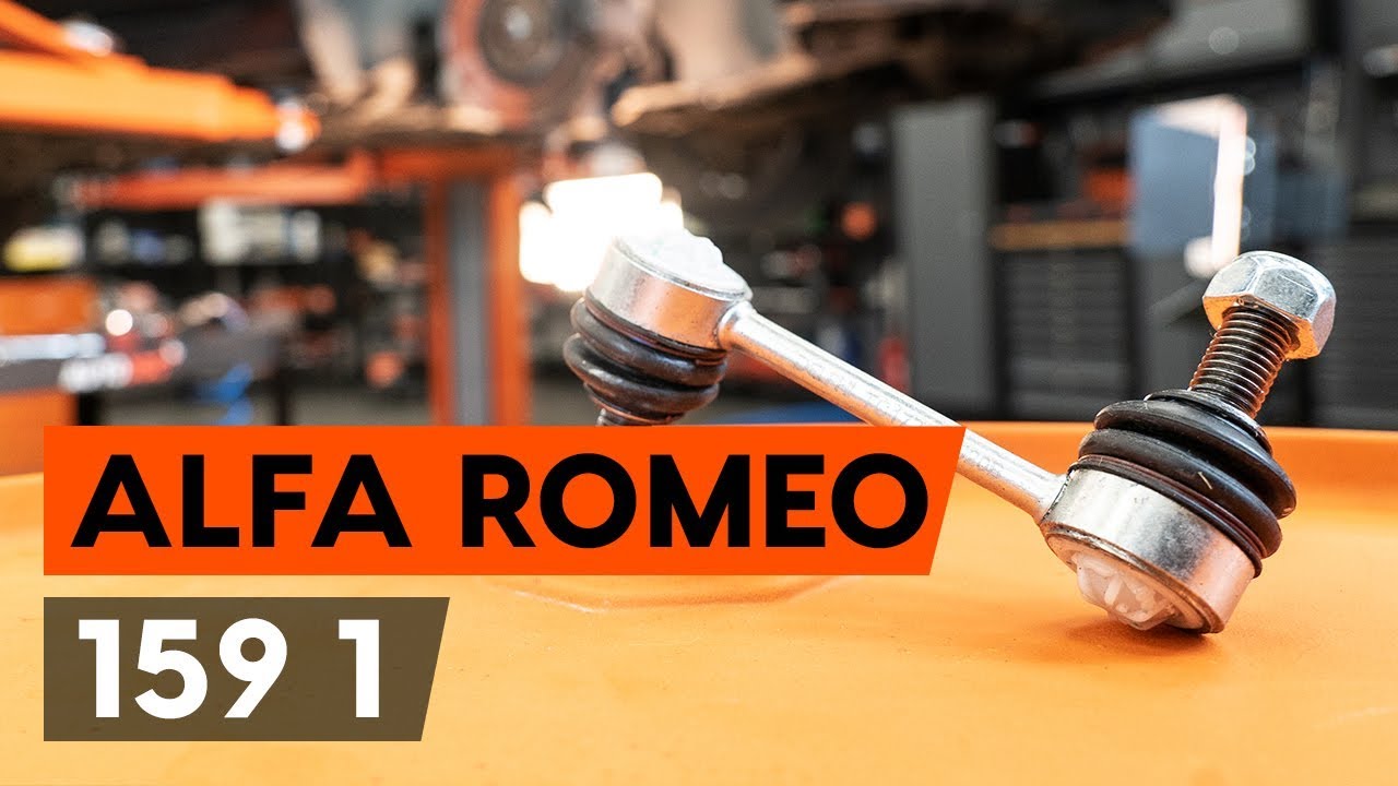 Jak vyměnit přední tyčky stabilizátora na Alfa Romeo 159 Sportwagon – návod k výměně