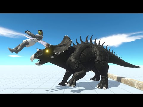 Run Away From Dark Triceratops - Animal Revolt Battle Simulator