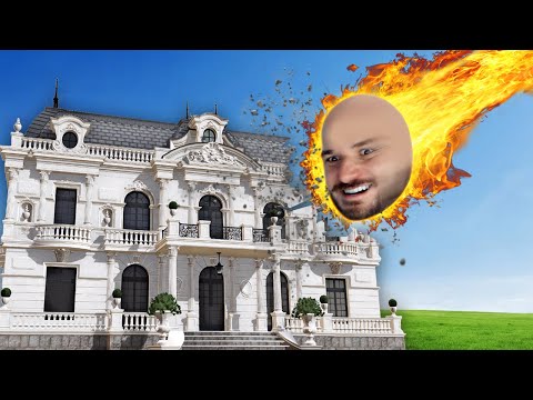 EU DESTRUÍ UMA MANSÃO DE R$ 500 MILHÕES COM UM METEORO!