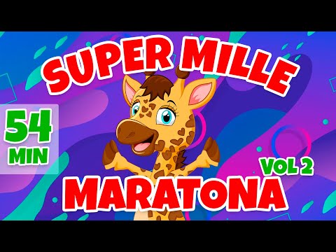 Super Mille Maratona vol 2 - Giramille 54 min | Desenho Animado Musical