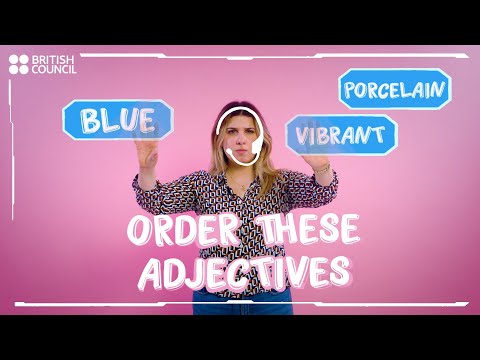 Adjective order in English - A Mini English Lesson